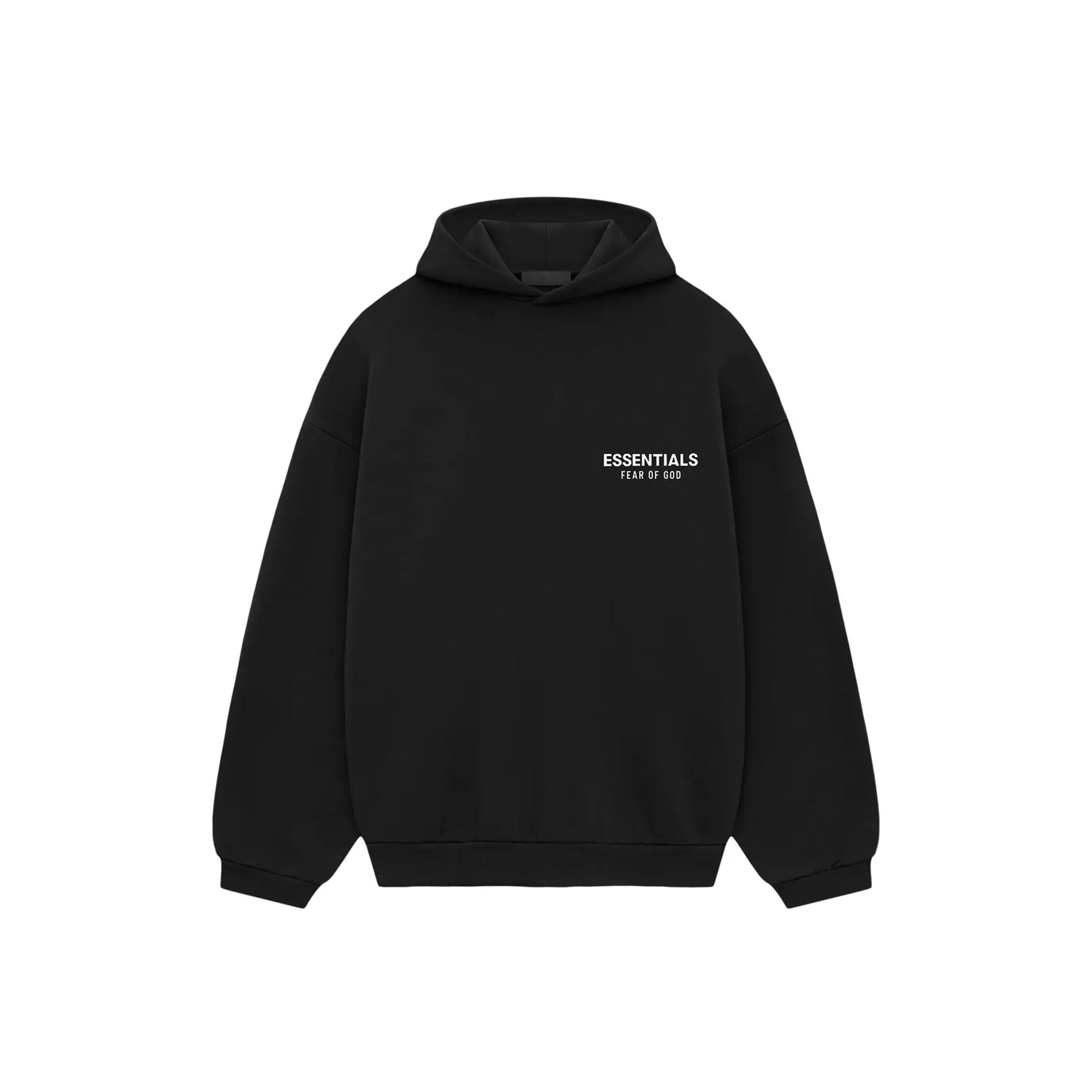 Fear of God Essentials Fleece Hoodie for Men & Women - Soft Black Pullover Sweatshirt (2024 Collection) | Perfect for Streetwear, Casual Outfits & Lounge Wear