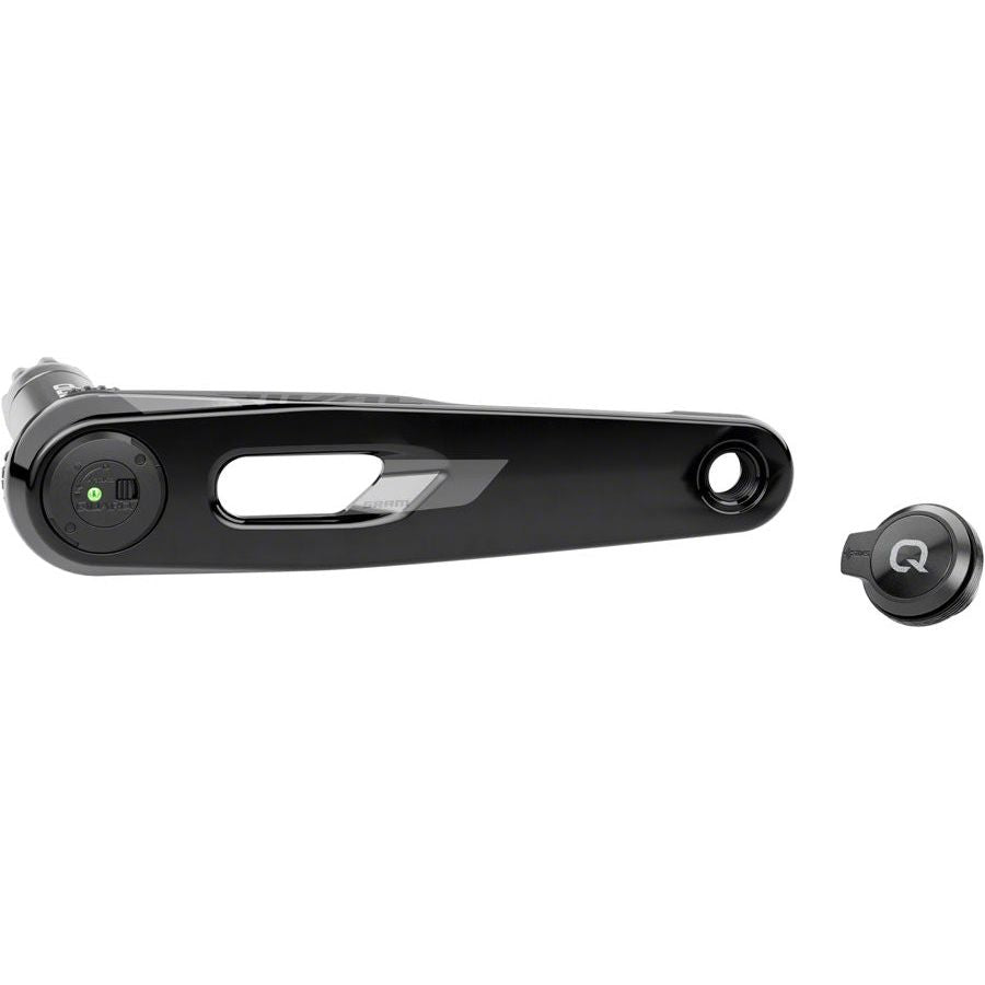 SRAM Rival AXS Wide Left Crank Arm with Power Meter Spindle Assembly - 165mm, 12/13 Speed, DUB PM Spindle, Carbon Fiber, E1 - Perfect for Road & Gravel Bikes, Cycling Enthusiasts & Performance Upgrades