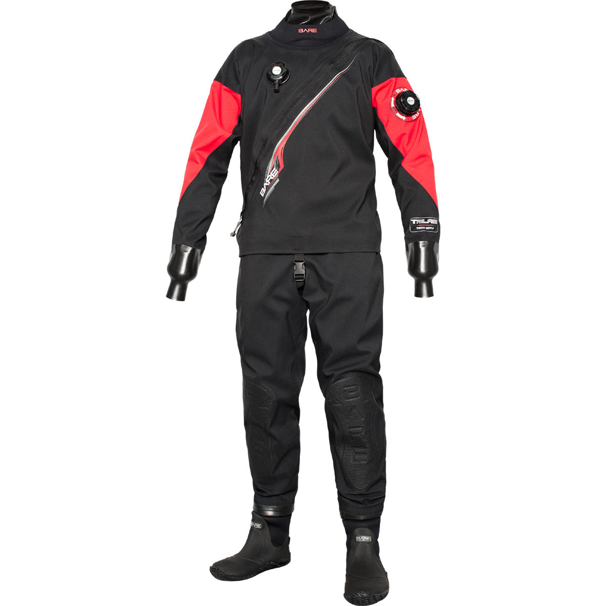 Bare Trilam Tech Dry Men's Drysuit - Waterproof Scuba Diving Suit for Cold Water Adventures & Professional Diving Gear