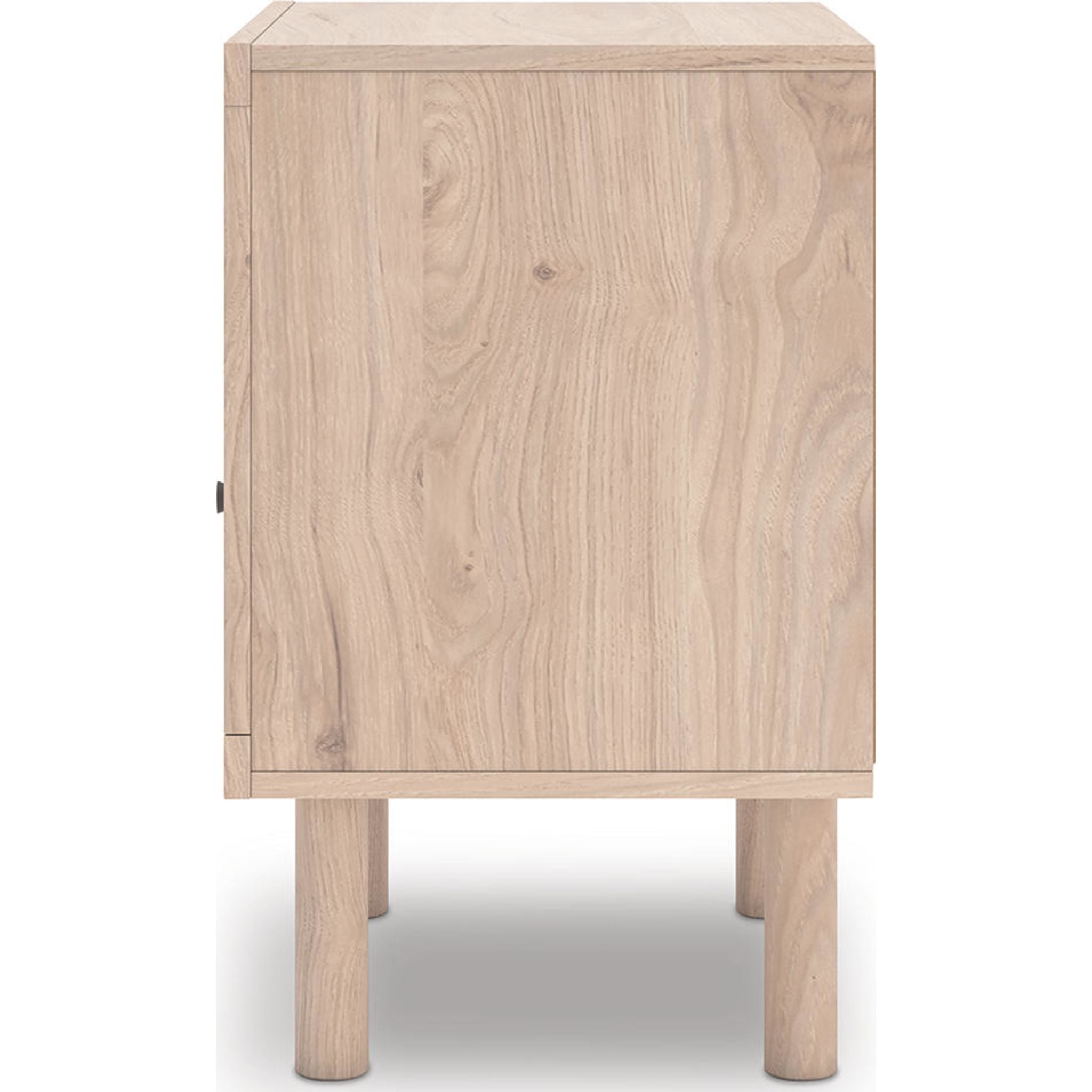 Arloster Nightstand in Tan - Modern Bedside Table with Drawer for Bedroom, Living Room, or Office - Perfect for Storage and Organization