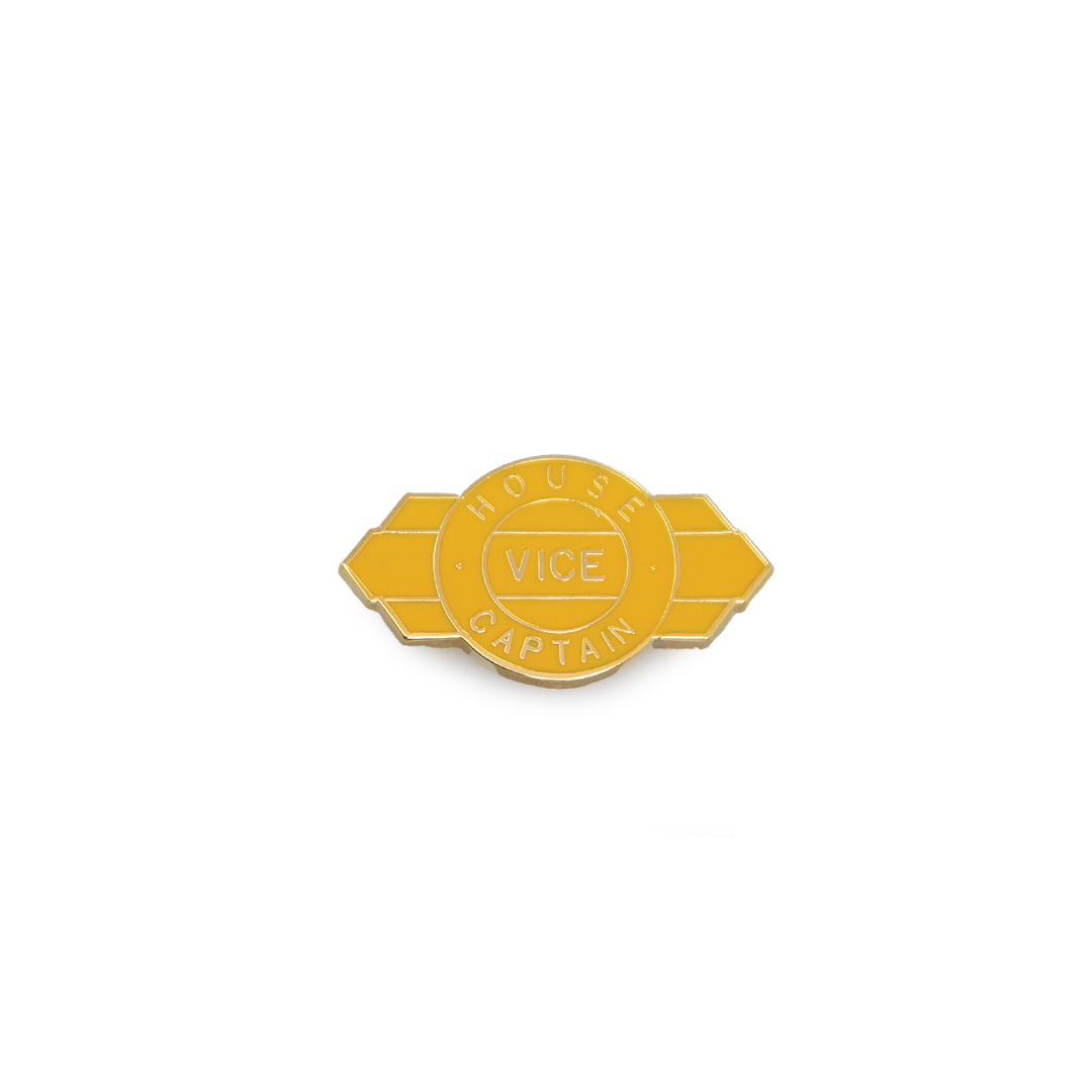 House Vice Captain Badge - Premium Metal Pin for School Leadership, Student Council, and Team Recognition - Perfect for Uniforms, Jackets, and Backpacks