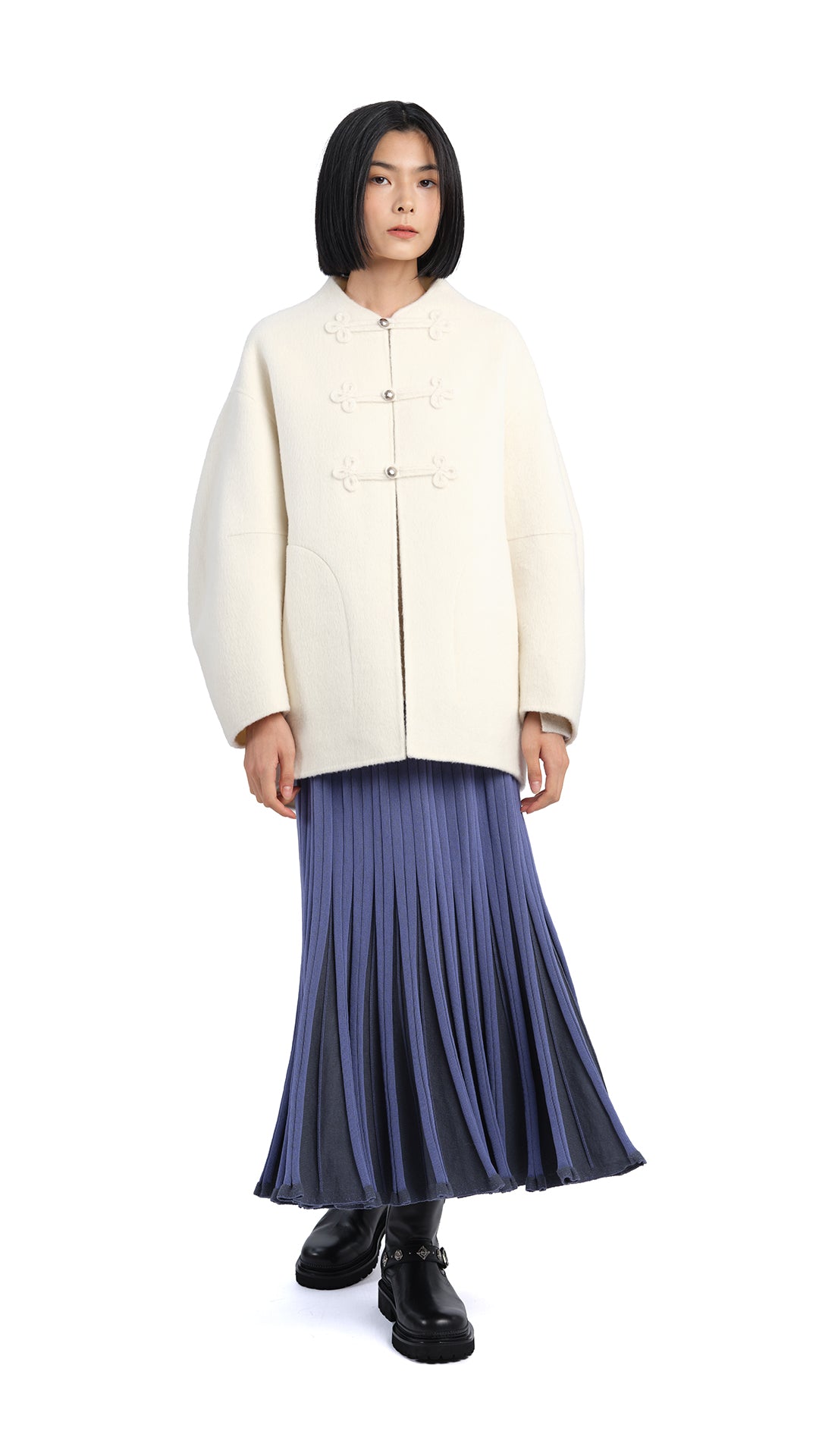 Stylish Knitted Flare Skirt for Women - Soft Stretch Comfortable Midi Skirt - Perfect for Casual Outfits, Office Wear & Date Nights