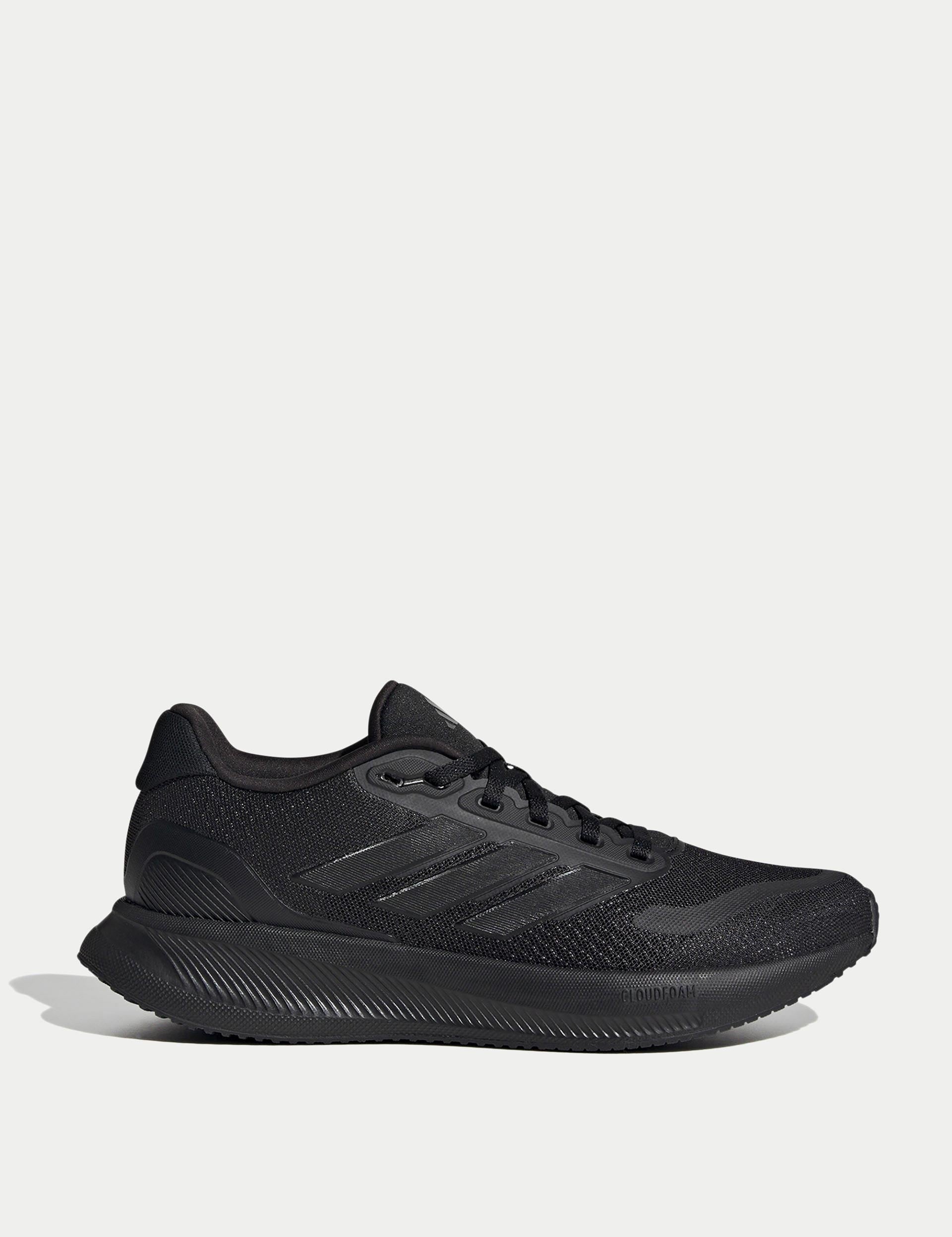 Runfalcon 5 Running Shoes for Men & Women - Lightweight Athletic Sneakers with Cushioned Support - Core Black - Perfect for Jogging, Gym Workouts & Daily Walking