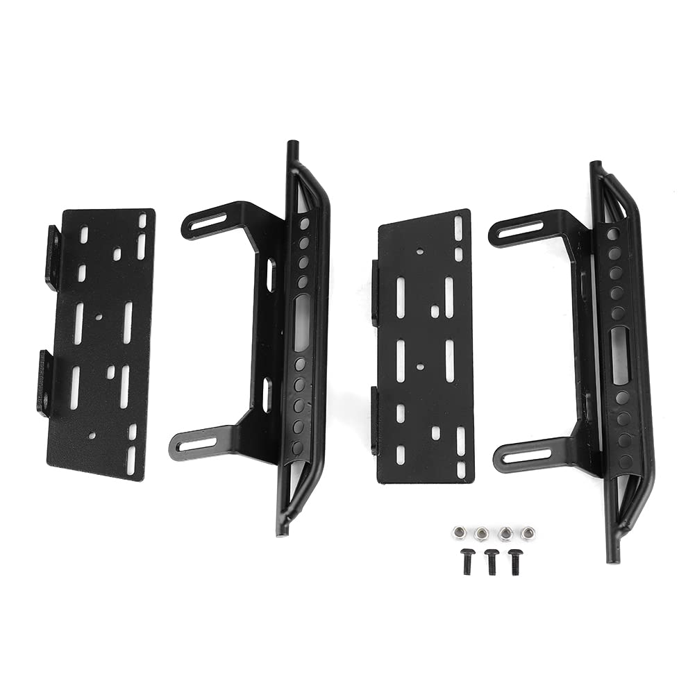 Durable Metal RC Car Foot Plate & Side Pedal - Easy Installation for Axial 90046 SCX10 SCX10-II | Off-Road Crawler Upgrade Accessory for Enhanced Control & Performance