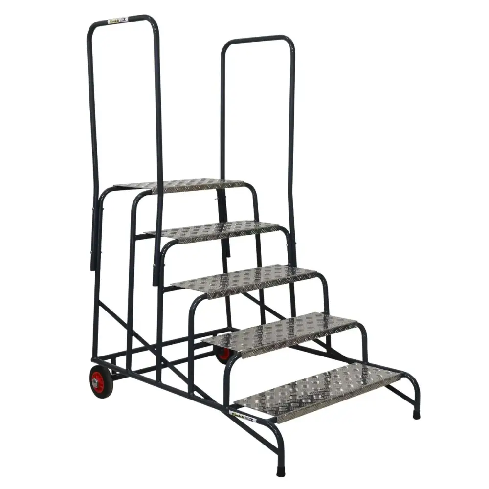 Climb It UK Wide Work Steps - Heavy Duty Aluminum Ladder for Construction, Roofing & Home Use | Non-Slip Safety Steps for Indoor & Outdoor Projects
