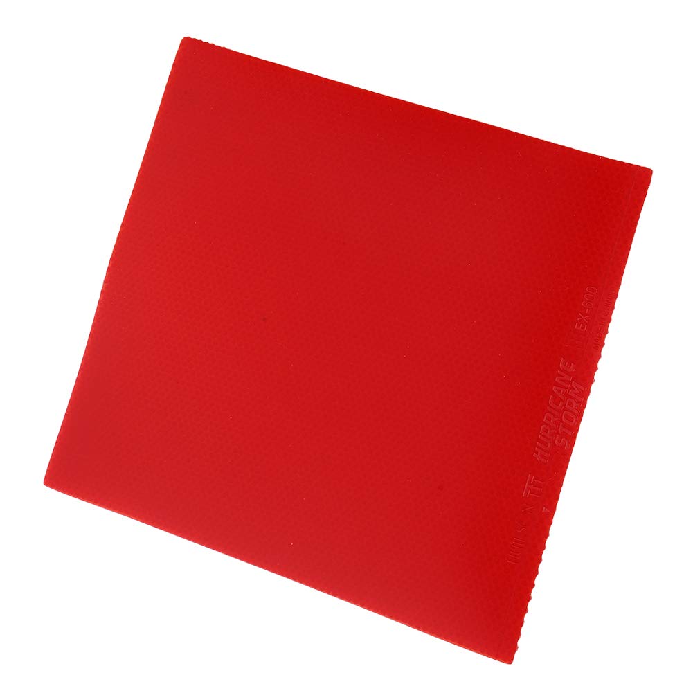 Premium Table Tennis Rubber Racket - Professional Ping Pong Paddle with High-Quality Rubber for Spin & Speed (Red) - Perfect for Training, Competition & Recreational Play