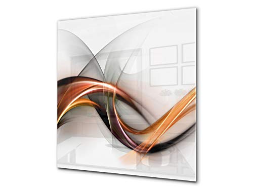 Abstraction Wave Brown 1