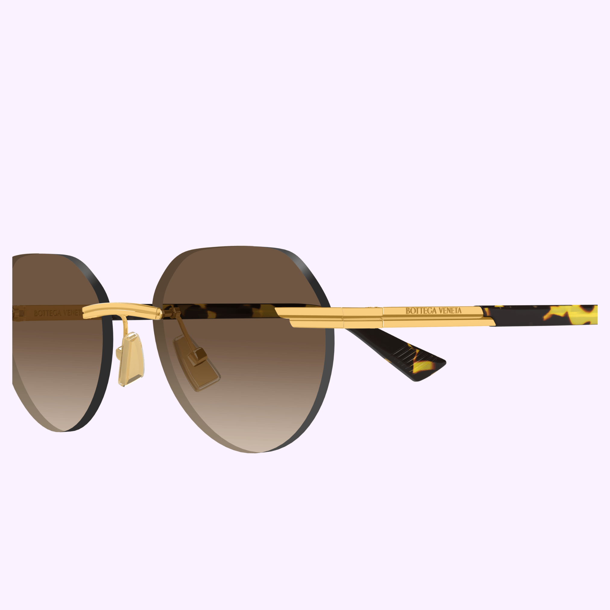 Bottega Veneta BV1379S 003 Ribbon Sunglasses for Men - 51mm Frame - UPC 889652546391 | Luxury Designer Shades for Driving, Travel & Fashion