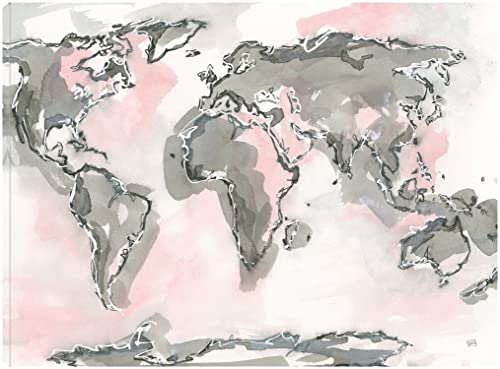 World Map Blush