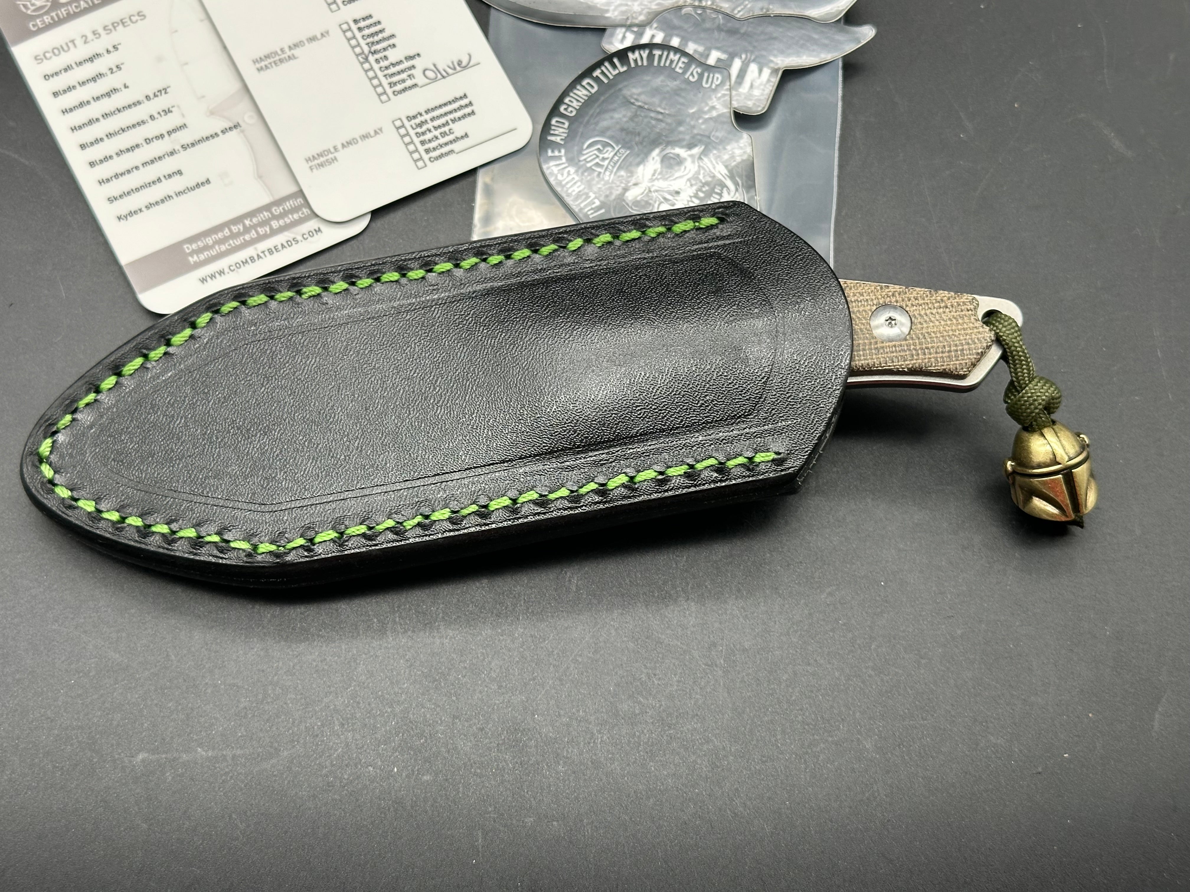 Griffin Scout Fixed Blade Knife - High-Quality Outdoor Survival Knife for Hunting, Camping & Bushcraft | Perfect for Hiking, Fishing & Survival Gear