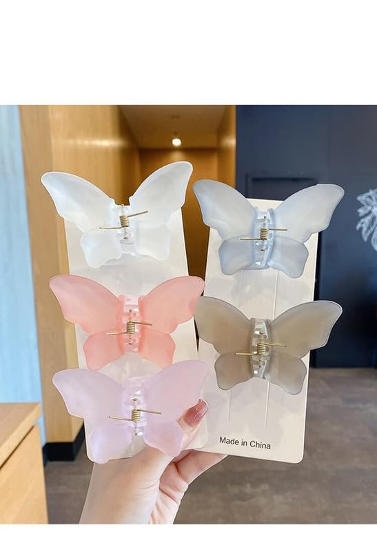 CHRONEX 3-Piece Hollow Shark Hair Claw Clip Set - Metal Ponytail Holder Hair Accessories for Women, Strong Grip Hair Clips for Thick Hair - Perfect for Workouts, Office, and Everyday Styling