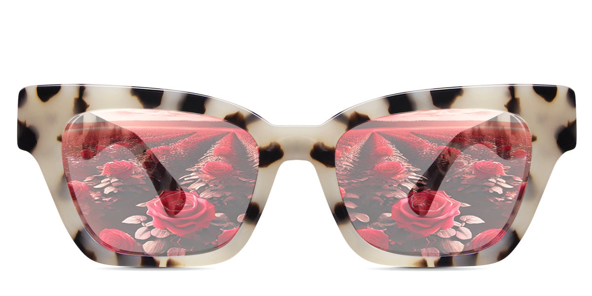 HAGA Women's Prescription Tinted Glasses - Stylish & UV Protection for Reading, Driving & Outdoor Activities