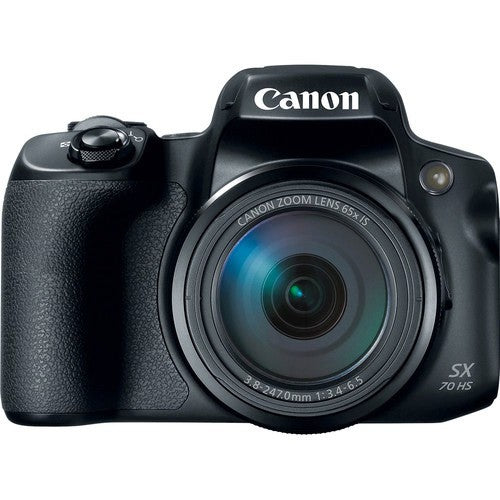 Canon PowerShot SX70 HS Digital Camera with 65x Optical Zoom - 4K Video, WiFi & Bluetooth - Perfect for Travel, Wildlife Photography & Vlogging