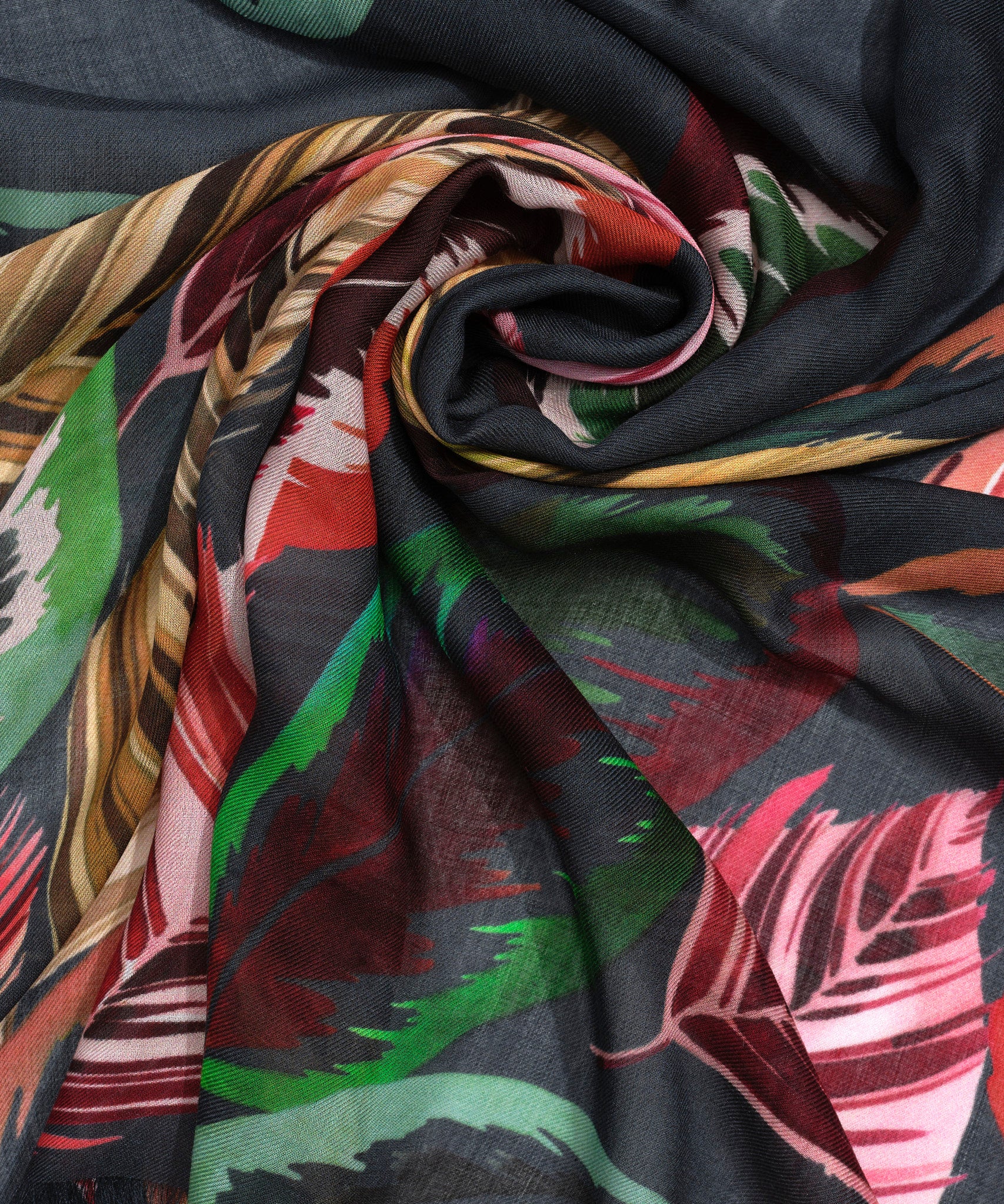 Falling Leaves Wrap - Lightweight & Stylish Shawl for Women | Perfect for Autumn, Winter, and Special Occasions | Cozy Home, Office, and Outdoor Wear