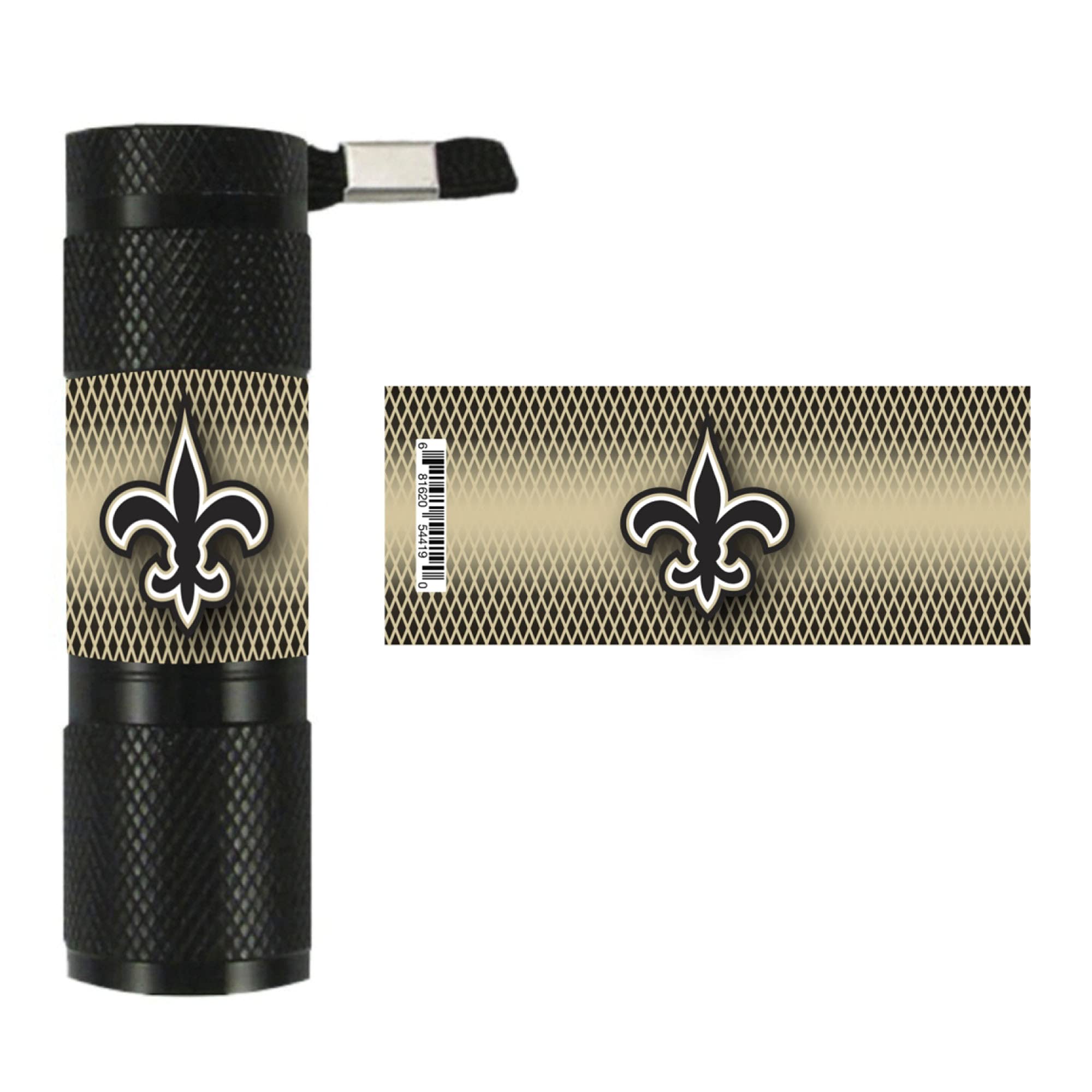NFL Team Logo LED Flashlight - Bright Portable Light for Camping, Hiking, Emergencies & Night Games - Perfect for NFL Fans & Outdoor Enthusiasts
