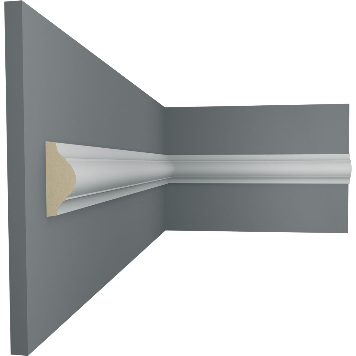 Ashford Smooth Panel Moulding Sample - Premium Wood Trim for DIY Home Decor & Wall Paneling - Perfect for Living Room, Bedroom & Office Renovation