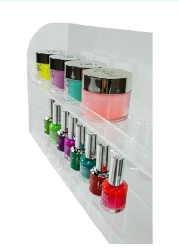 Professional Acrylic Nail Polish & Powder Set - 180 Colors with 48-Slot Rack for Salon & Home Manicure | Perfect for Nail Art, DIY, and Professional Nail Technicians