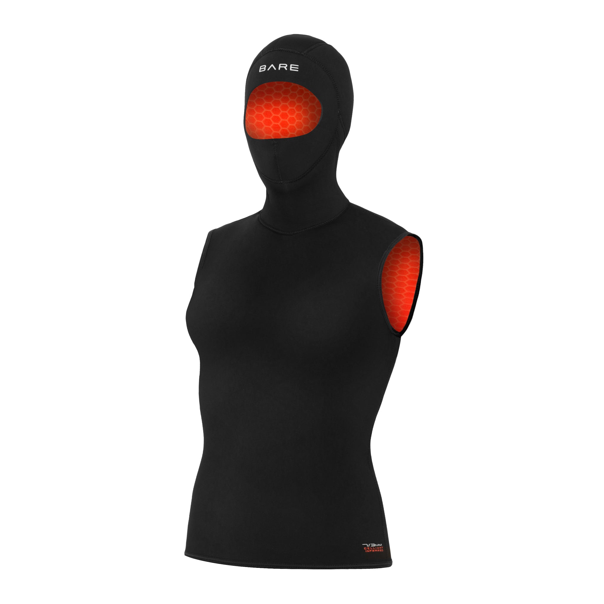 5/3mm Ultrawarmth Hooded Vest for Women - Winter Thermal Fleece Lined Hoodie Vest - Perfect for Outdoor Activities, Hiking & Cold Weather