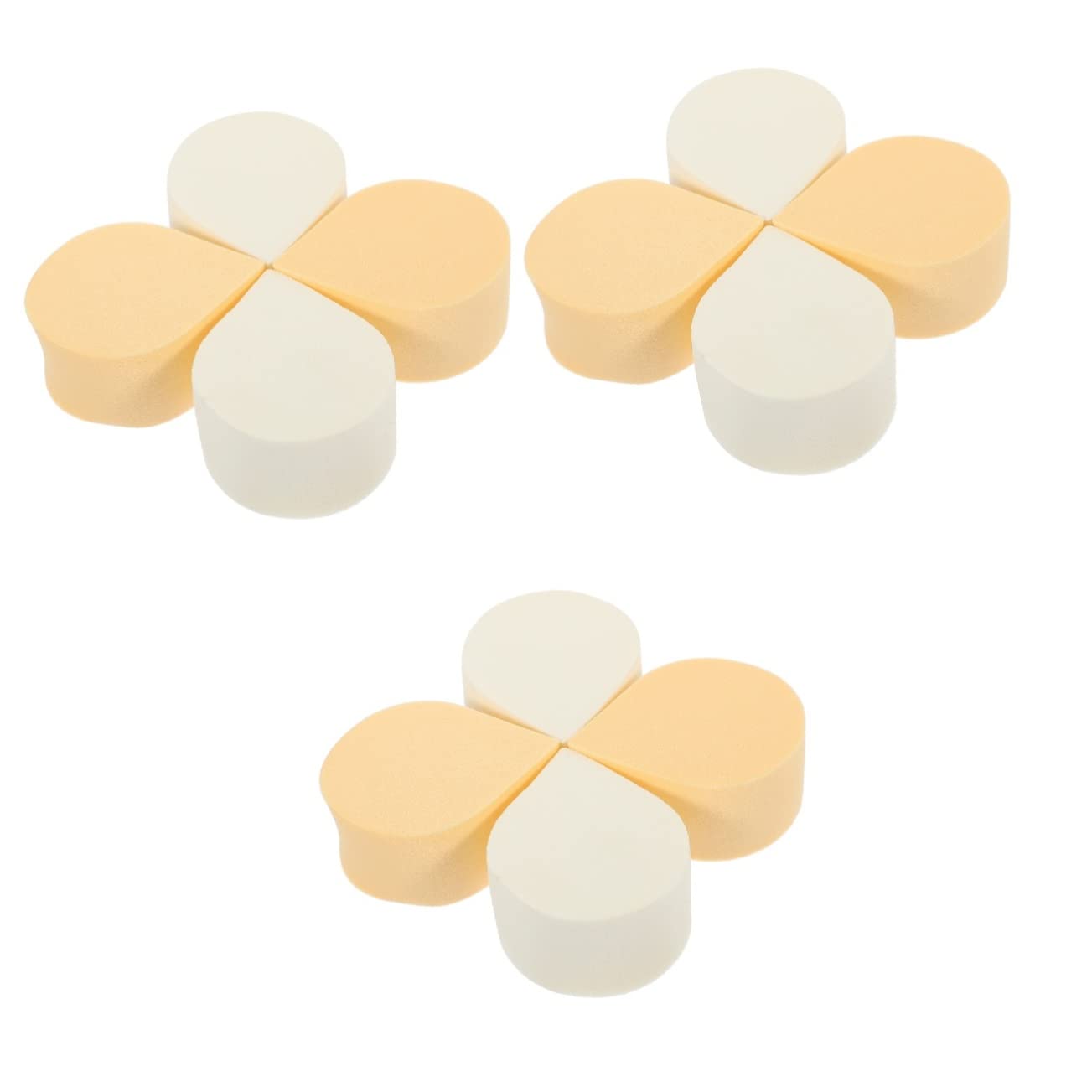 12 Pcs Heart Makeup Sponge Set - Soft Blending Puff for Foundation & Concealer - Beauty Sponge for Flawless Makeup Application - Perfect for Travel & Professional Makeup Kits - FRCOLOR Makeup Tools Gift Box