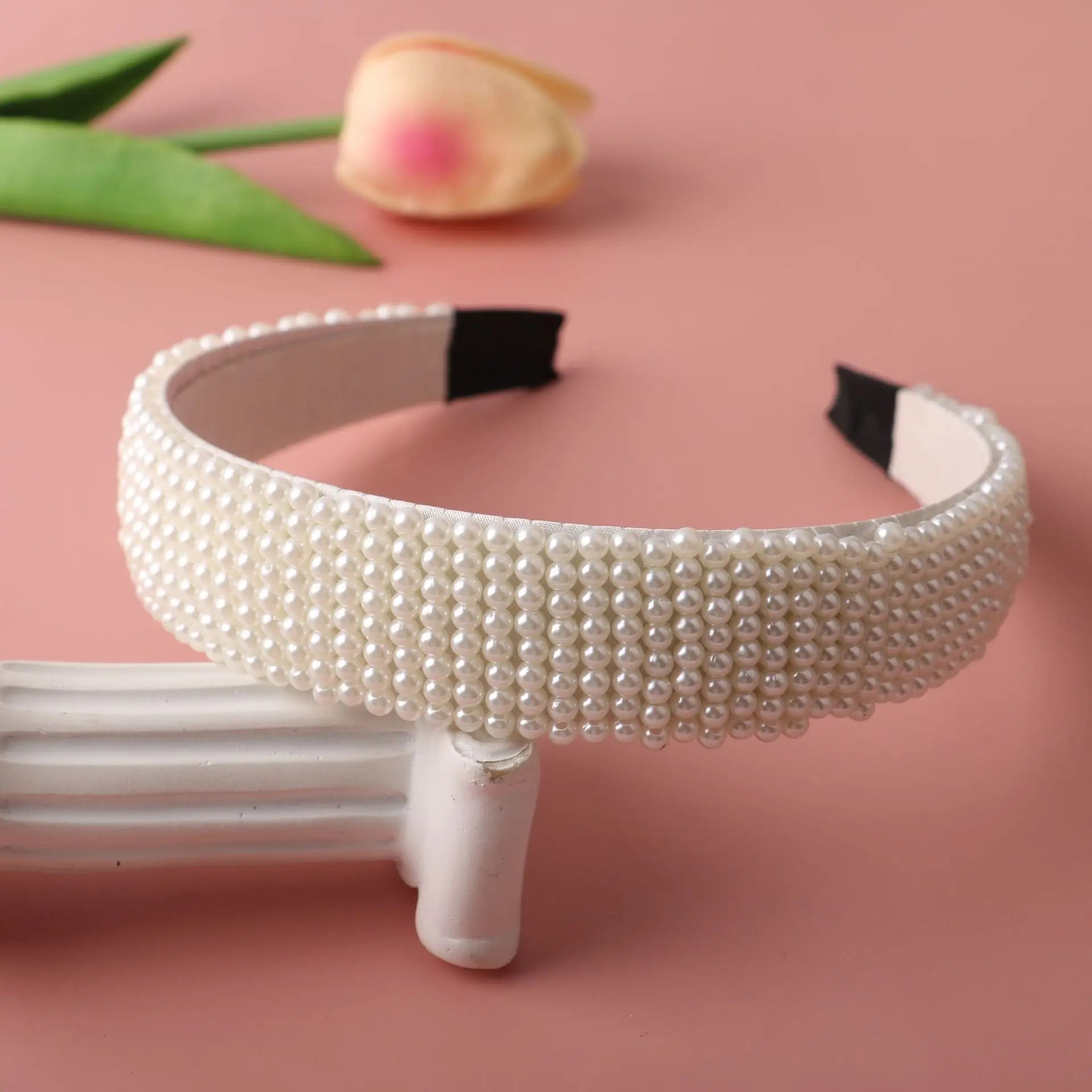 Elegant Beaded Hair Hoop Headband - Stylish Hair Accessory for Women & Girls | Perfect for Parties, Weddings & Everyday Wear