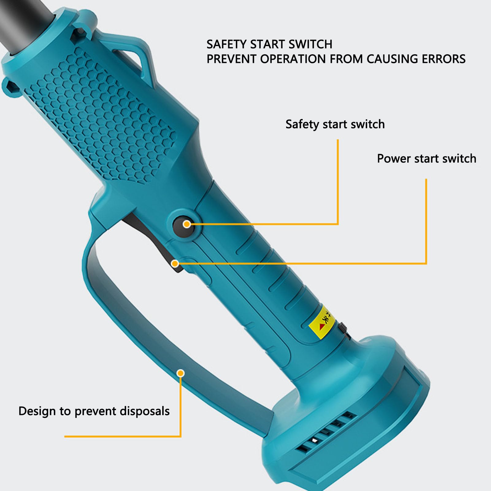 Electric Pruning Shears Cordless with Retractable Extension Pole - SK5 Steel Blade & 4000mAh Battery - Safety Switch for Tree Trimming, Gardening, and Landscaping (US Plug)