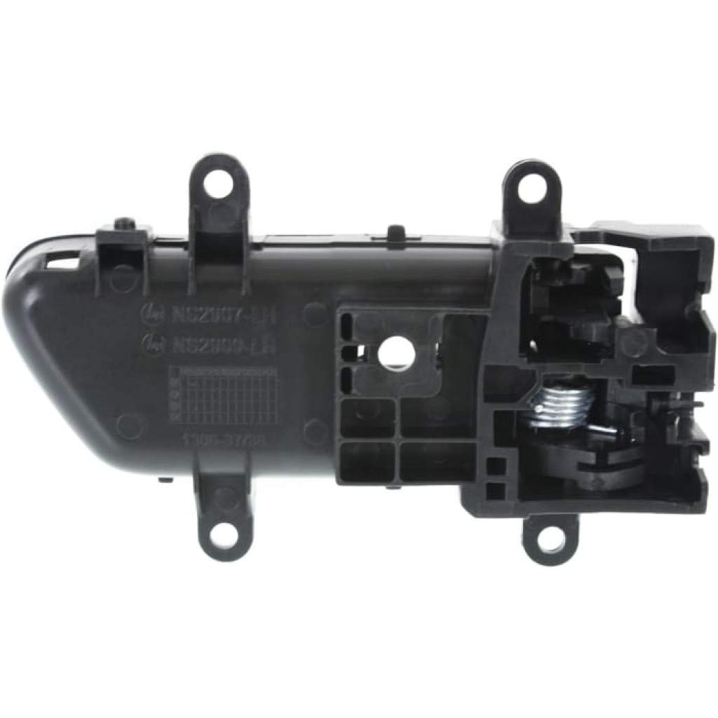 Infiniti FX45 Interior Door Handle Front or Rear - Driver Side Black (2003) with Door Lock Button | Base Trim | Replacement Part for Car Interior Repair & Maintenance