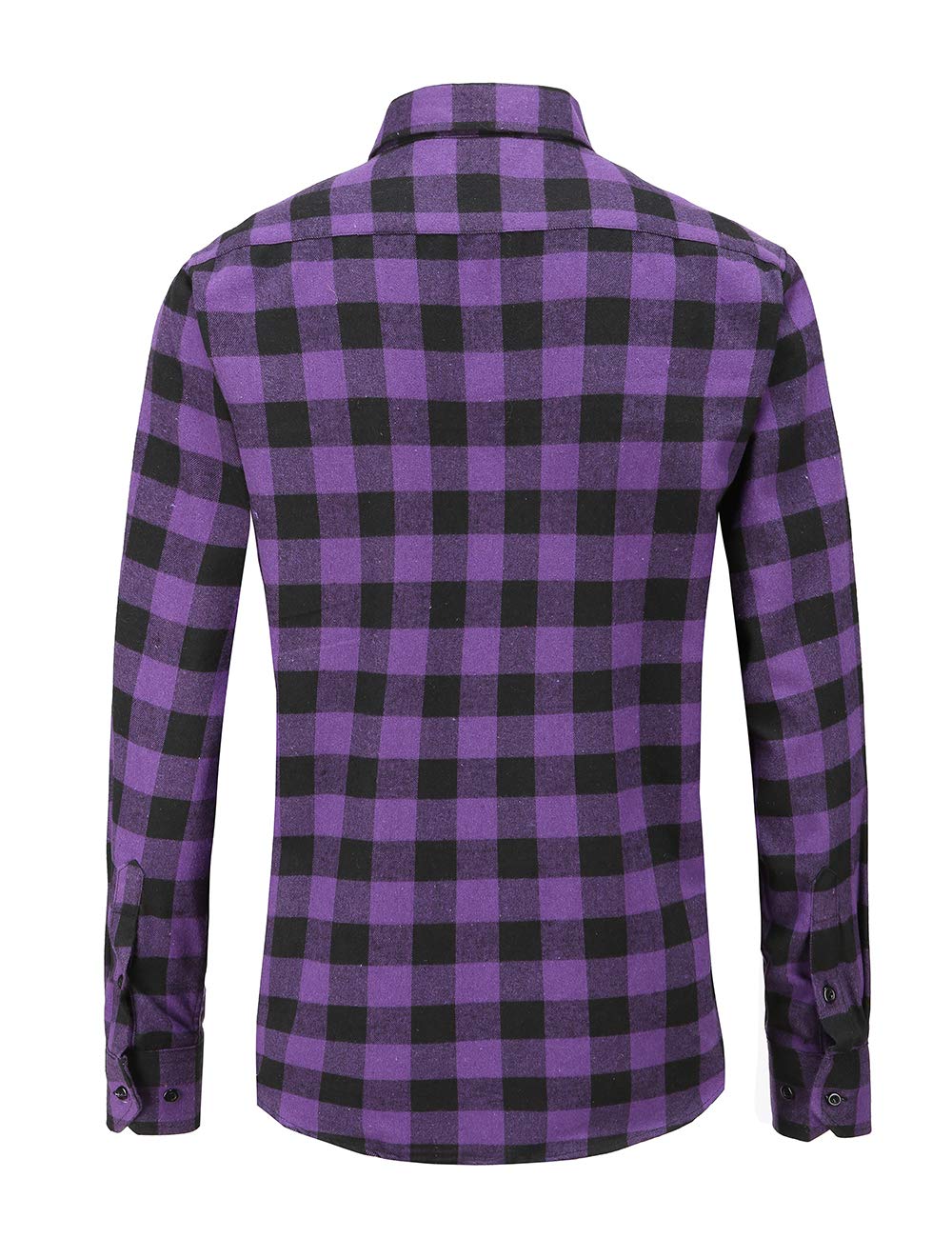 **Men's Flannel Shirt Long Sleeve Plaid Button Down Shirt for Men - Soft & Comfortable Casual Wear for Outdoor, Camping & Fall Fashion**