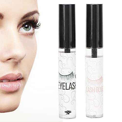**Gentle & Quick-Dry Eyelash Glue - Low Irritation, Sweat-Proof Lash Adhesive for Extensions & Enhancers (10ml x 2) - Perfect for Daily Wear & Special Occasions**
