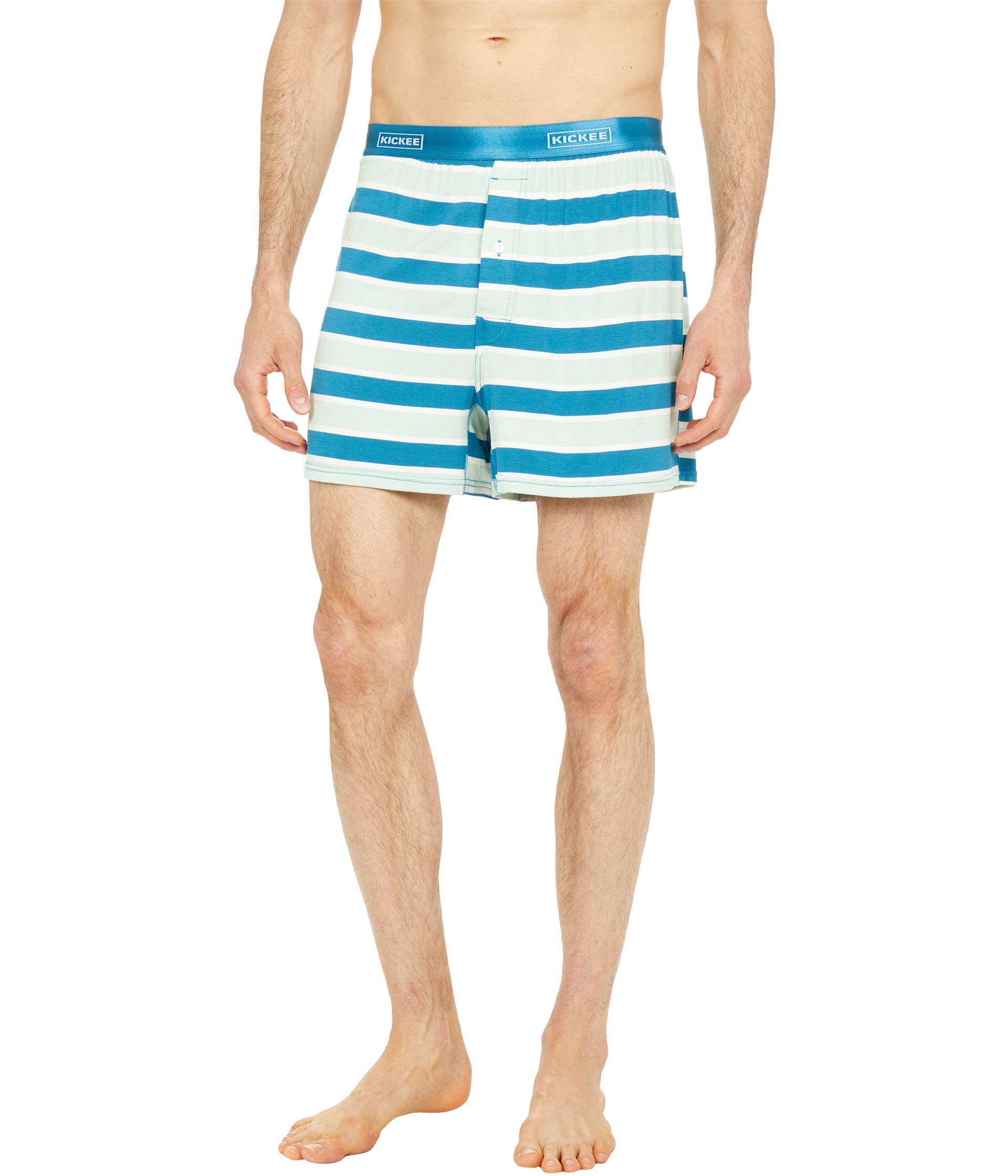 KICKEE Men's Print Boxer Shorts - Lightweight & Breathable Cotton Underwear for Everyday Comfort | Casual Wear, Lounge, Sleep & Travel