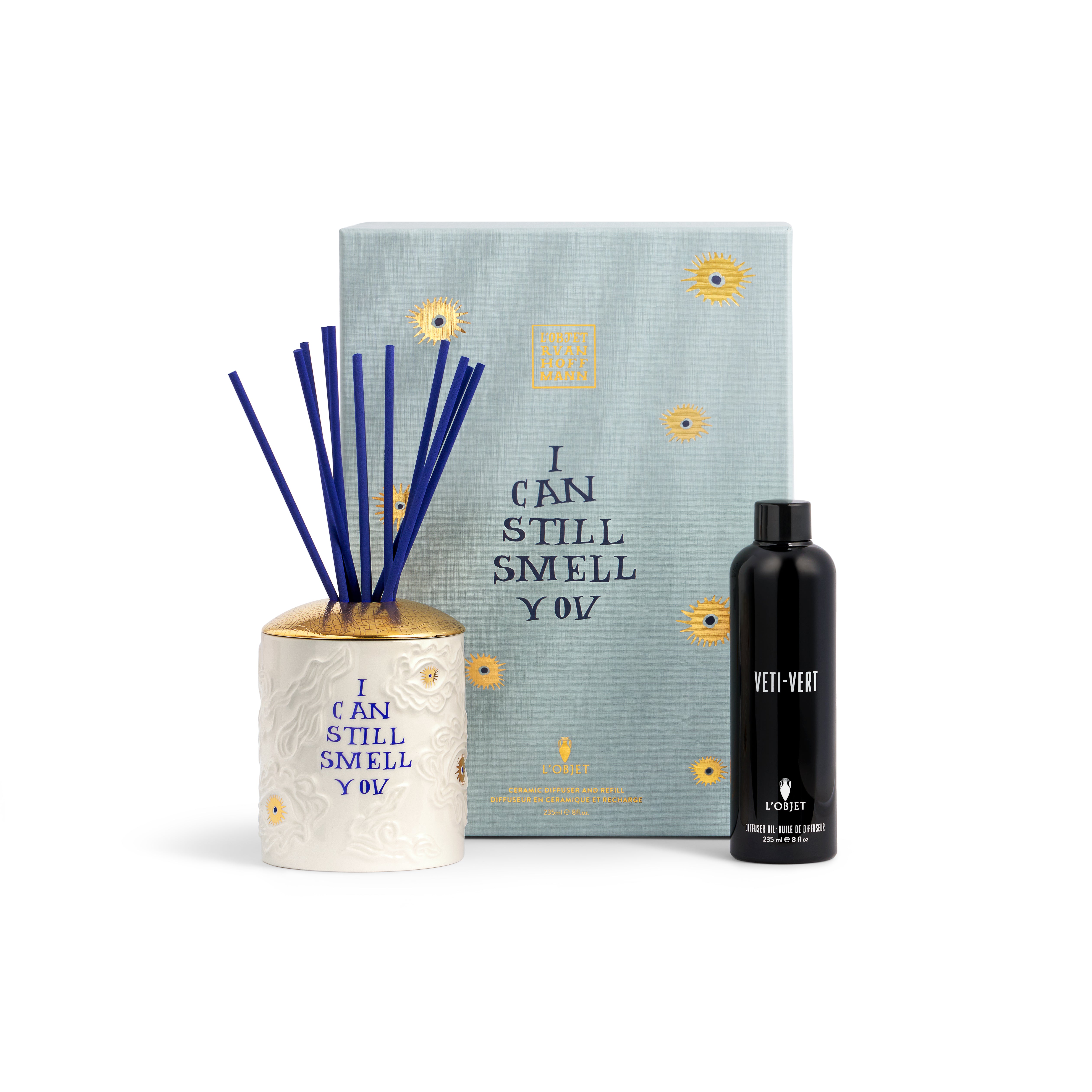 Ruan Hoffmann Veti Vert Essential Oil Diffuser Set - Aromatherapy Ultrasonic Diffuser for Home, Office & Spa - Perfect for Relaxation, Stress Relief & Better Sleep