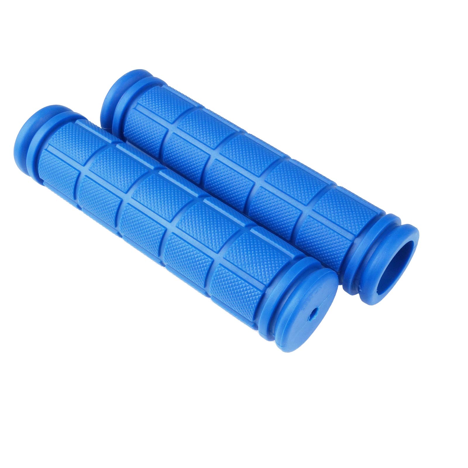 2 Pack Bike Handlebar Streamers and Grips - Blue, Durable & Comfortable for Bicycles & Scooters - Perfect for Kids' Bikes, Birthday Gifts & Outdoor Fun