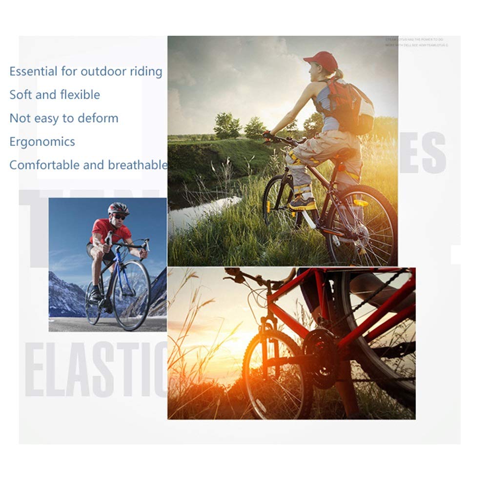 **Premium Gel Bike Seat Cushion - Shockproof & Extra Comfort for Big Bum - Fits MTB, Mountain Bike, Folding Bike, Road Bike, Spinning & Exercise Bikes - Ideal for Long Rides & Indoor Cycling (Red)**