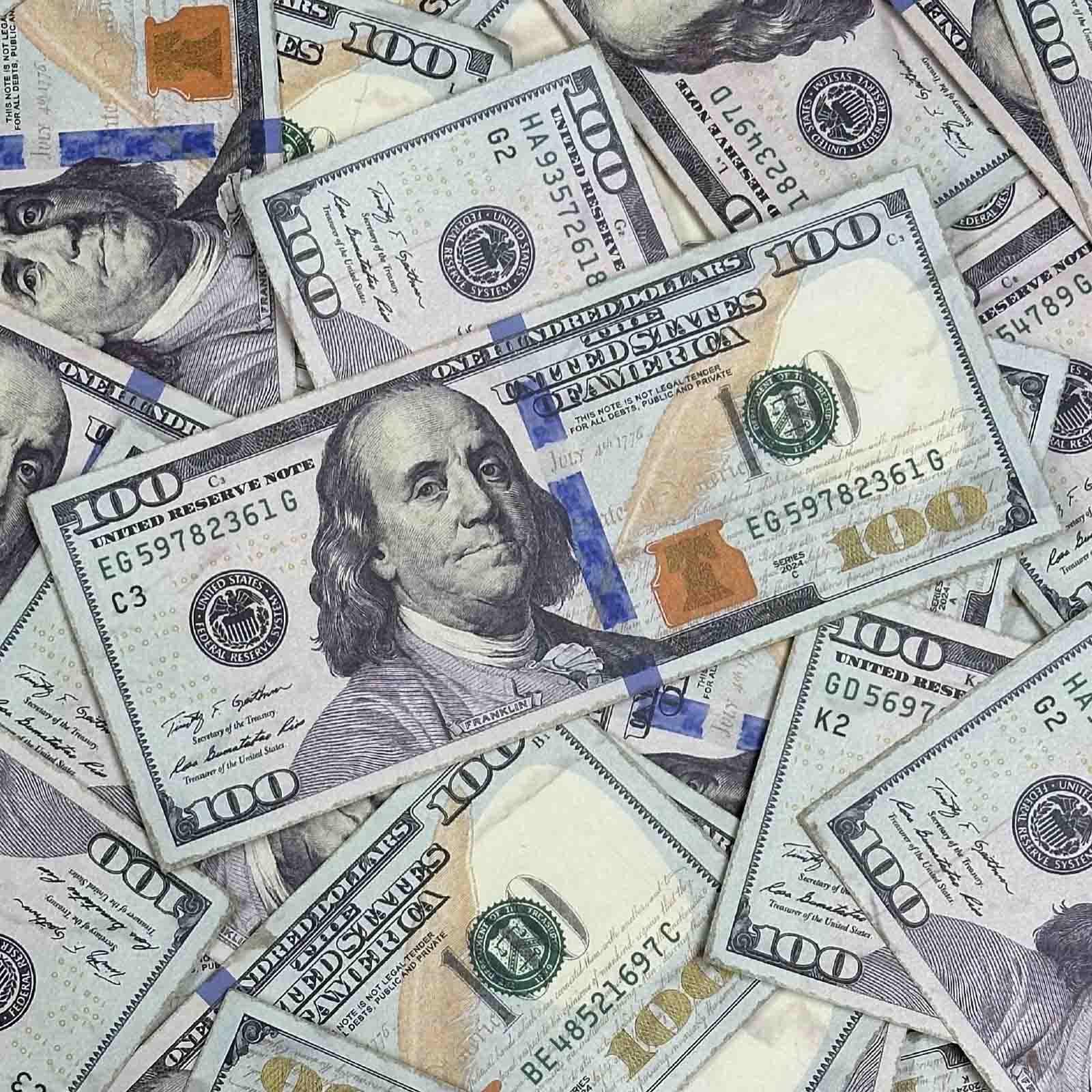 RealAged™ New Series $100 Prop Money - Ultra Realistic Movie & Photography Fake Bills for Films, Ads, Social Media Content