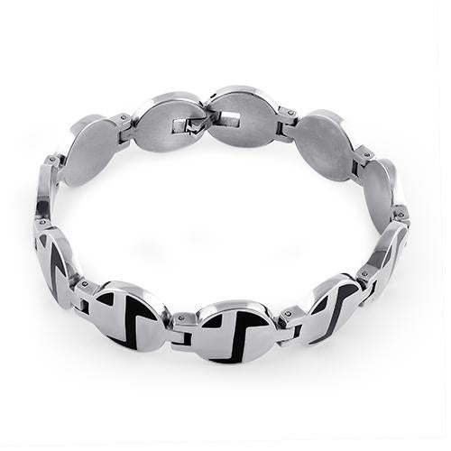 Stainless Steel Round Modern Design Bracelet for Women - Elegant Minimalist Jewelry for Everyday Wear, Gifts & Special Occasions