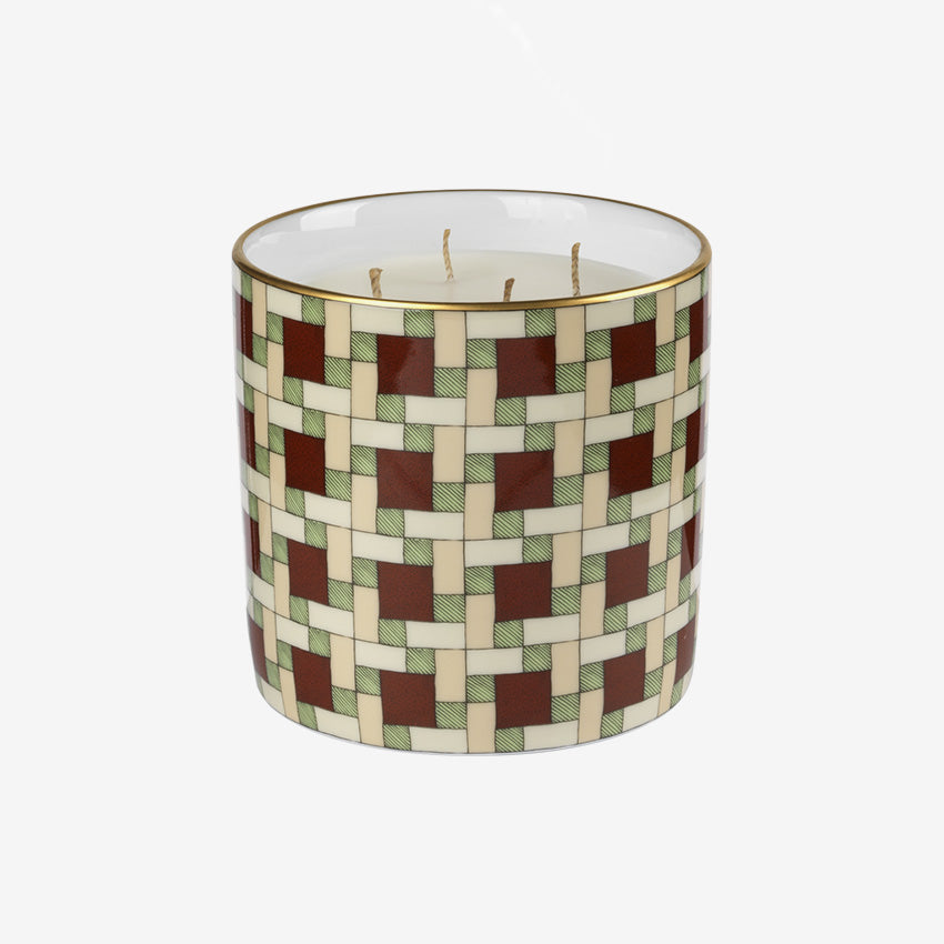 Ginori 1735 Profumi Luchino Scented Candle - Palazzo Centauro Luxury Home Fragrance for Living Room, Bedroom & Bathroom Decor