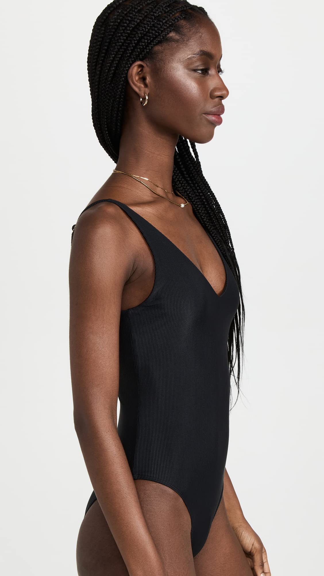 Beach Riot Reese One-Piece Swimsuit - Black Medium | Sexy High-Cut Bathing Suit for Women, Perfect for Pool Parties, Beach Vacations & Summer Getaways