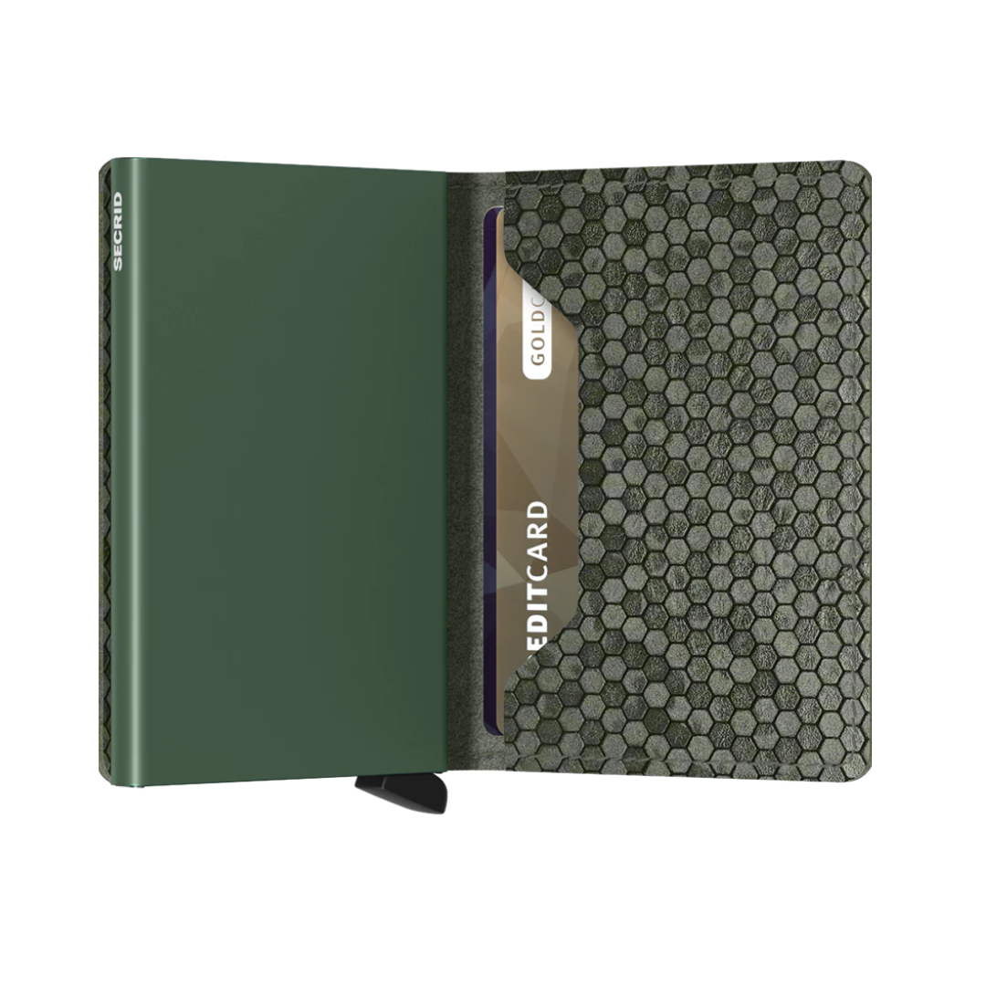 SECRID Slimwallet Hexagon - RFID Blocking Minimalist Wallet for Men & Women | Compact & Durable Card Holder for Travel, Business & Everyday Use