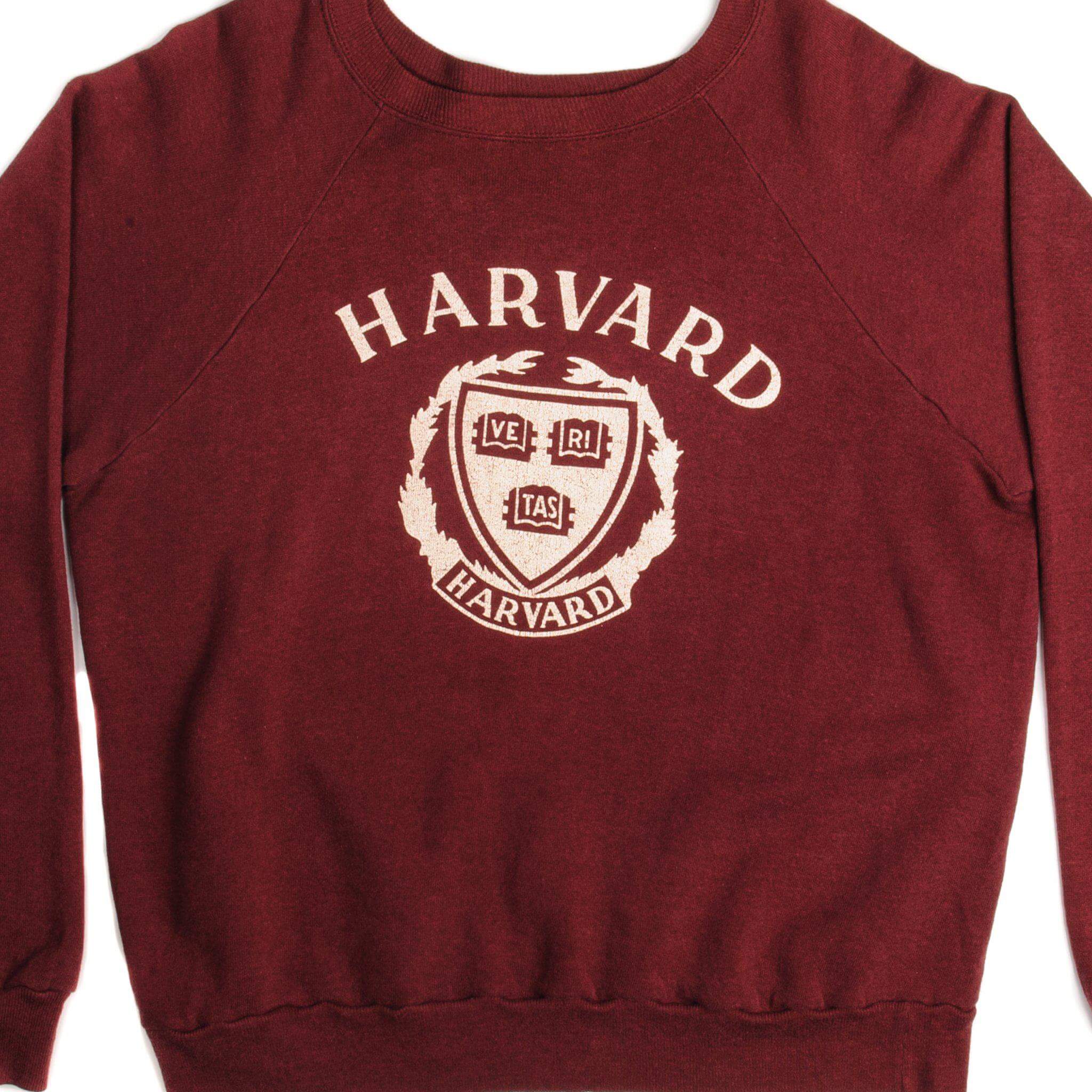 Vintage Champion Harvard University Sweatshirt 1980s Large - Made in USA - Retro College Apparel for Casual Wear & Vintage Fashion Collectors