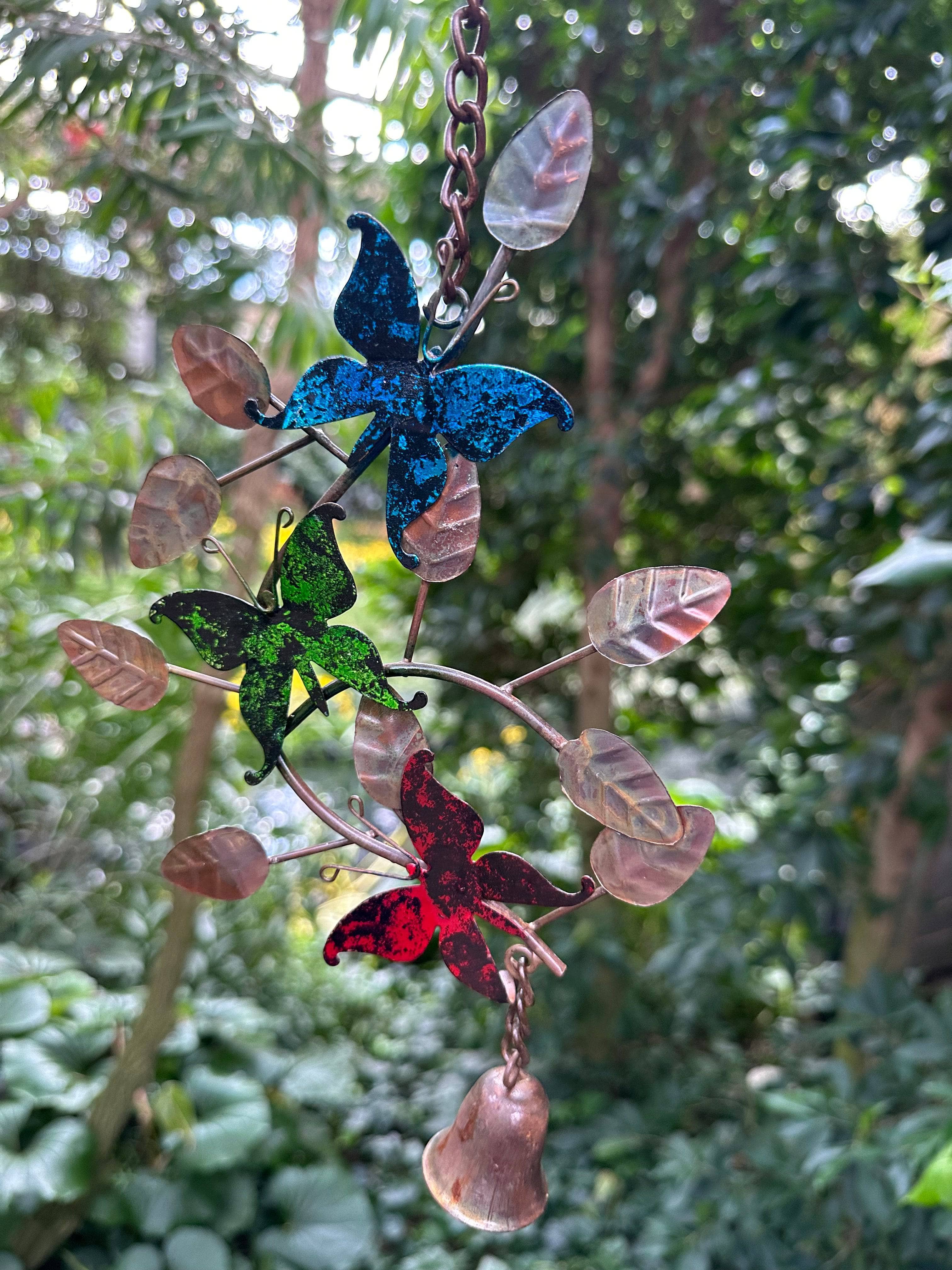 Butterflies on Branches Hanging Ornament - Elegant Home Decor for Living Room, Bedroom, Nursery & Outdoor Garden Party Decorations