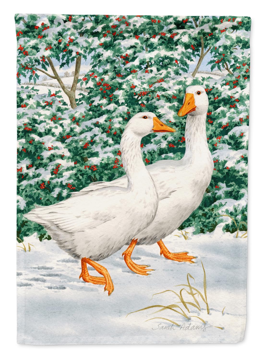 Caroline's Treasures ASA2012GF Multicolor Geese Garden Flag - Decorative Mailbox & Yard Banner for Outdoor Patio, Flower Beds & Lawn Decor | Perfect for Seasonal Home & Garden Display