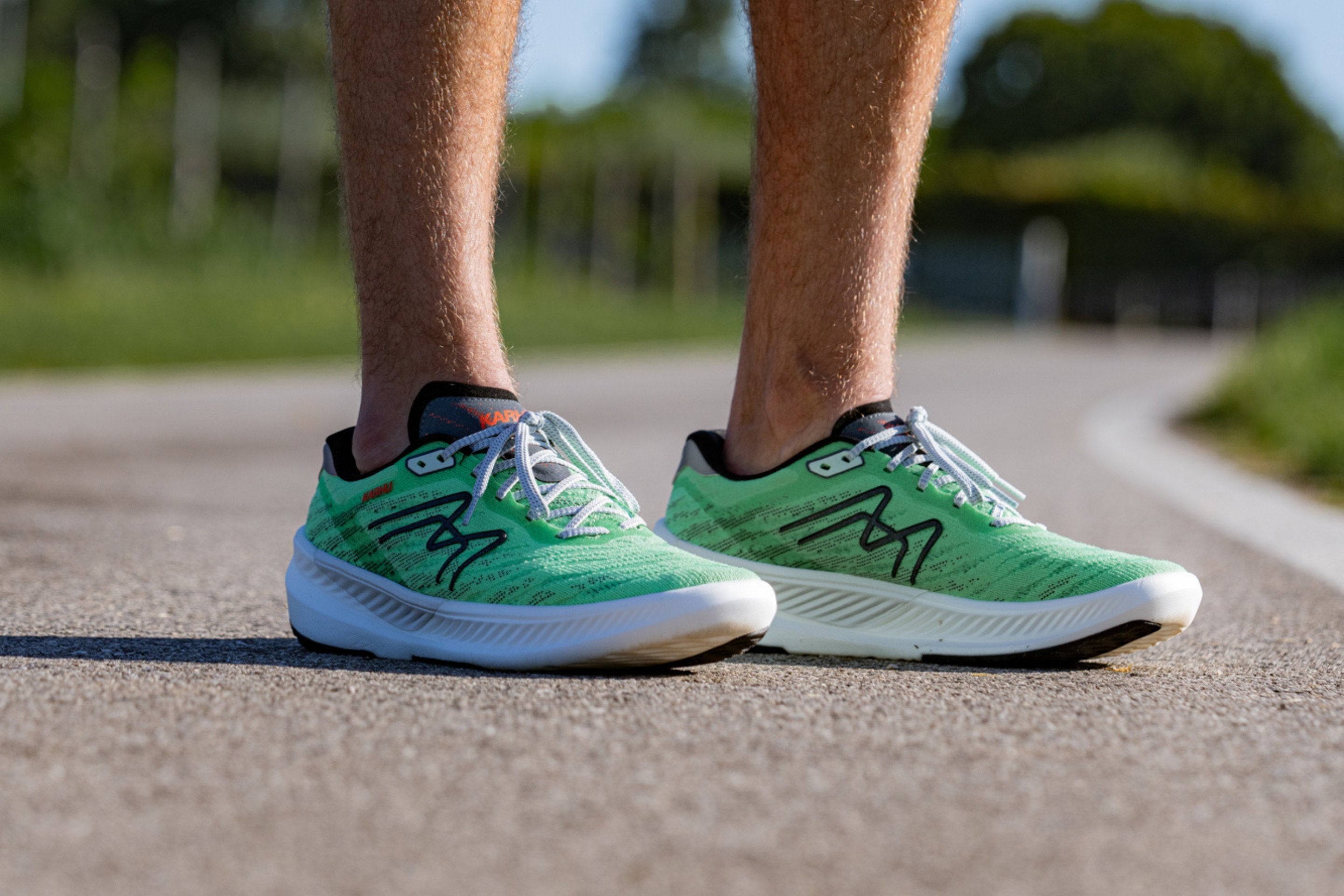 Men's Fusion 4.0 Running Shoes - Lightweight Summer Green & Black Athletic Sneakers for Jogging, Gym Workouts and Outdoor Activities