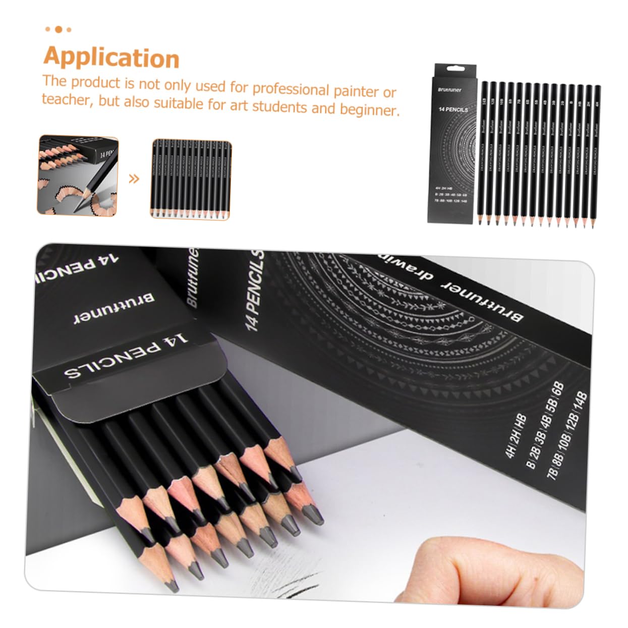 COHEALI 70-Piece Sketch Pencil Set - Decorative Art Pencils for Drawing, Shading & Sketching | Portable Graphite Pencils for Artists & Students | Perfect for Sketchbooks, Art Classes & Creative Projects