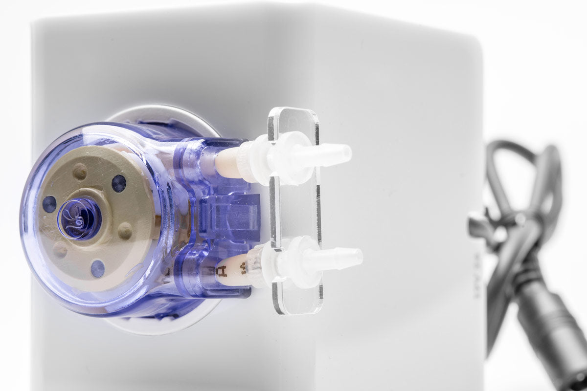 Reef Factory Dosing Pump - Automatic Aquarium Dosing System for Saltwater & Freshwater Tanks | Precise Nutrient & Chemical Dosing for Coral Reefs, Planted Aquariums & Hydroponics | Easy Setup & Silent Operation