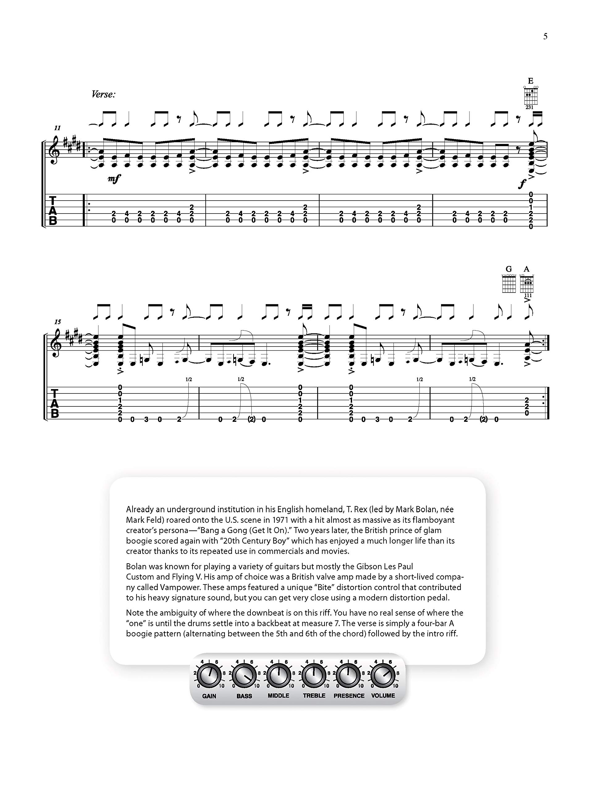 Best Rock Guitar Riffs Collection - Guitar TAB Book with Online Audio & Software - Perfect for Learning, Practice & Performance