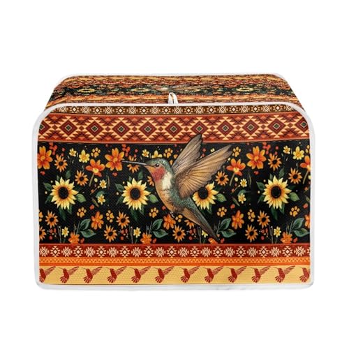 Aztec Tribal Sunflower Hummingbird