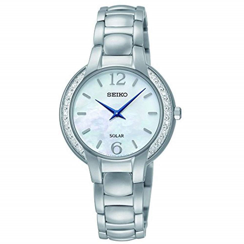 Seiko Women's SUP253 Stainless Steel Watch - Elegant Silver-Tone Dress Watch with Date Window, Water Resistant - Perfect for Business, Office & Formal Occasions