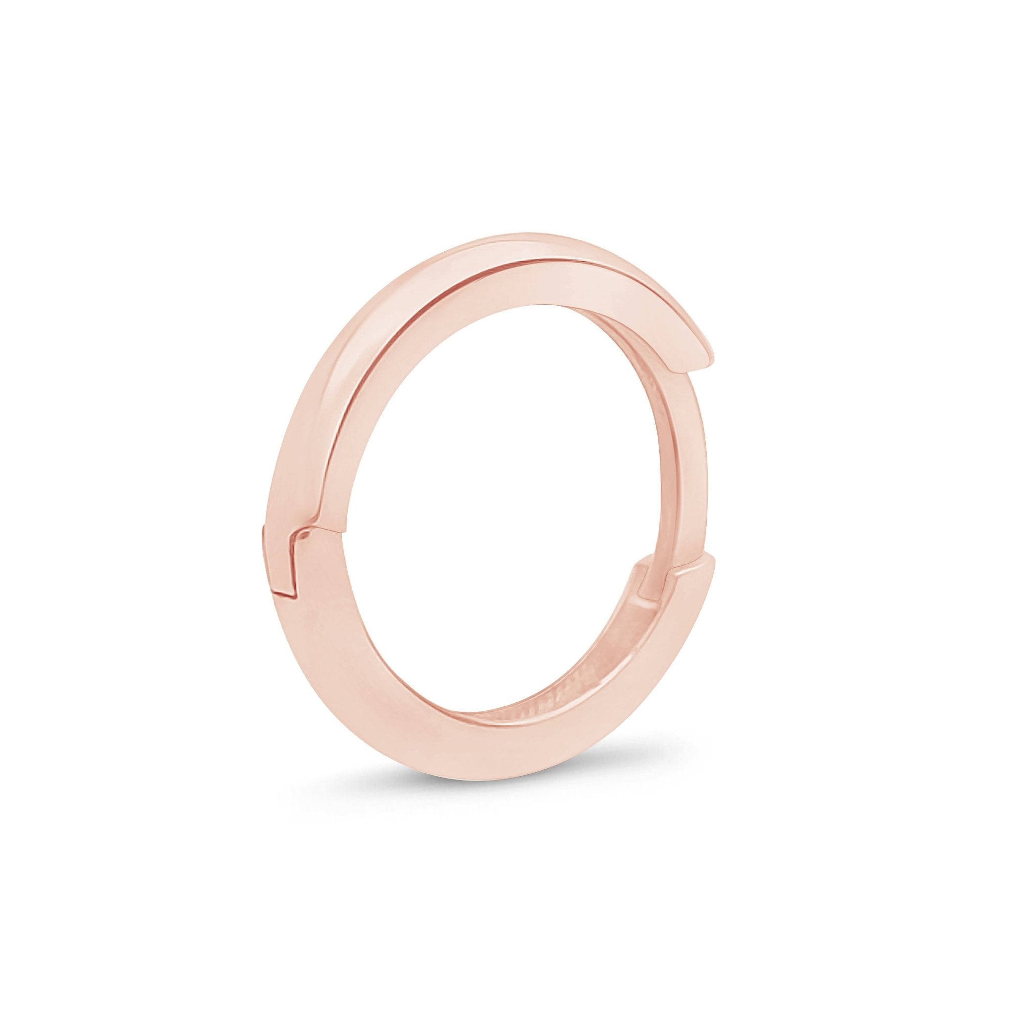 14k Rose Gold Infinity Hoop Earrings - Dainty & Elegant Jewelry for Women, Perfect for Everyday Wear, Parties & Special Occasions