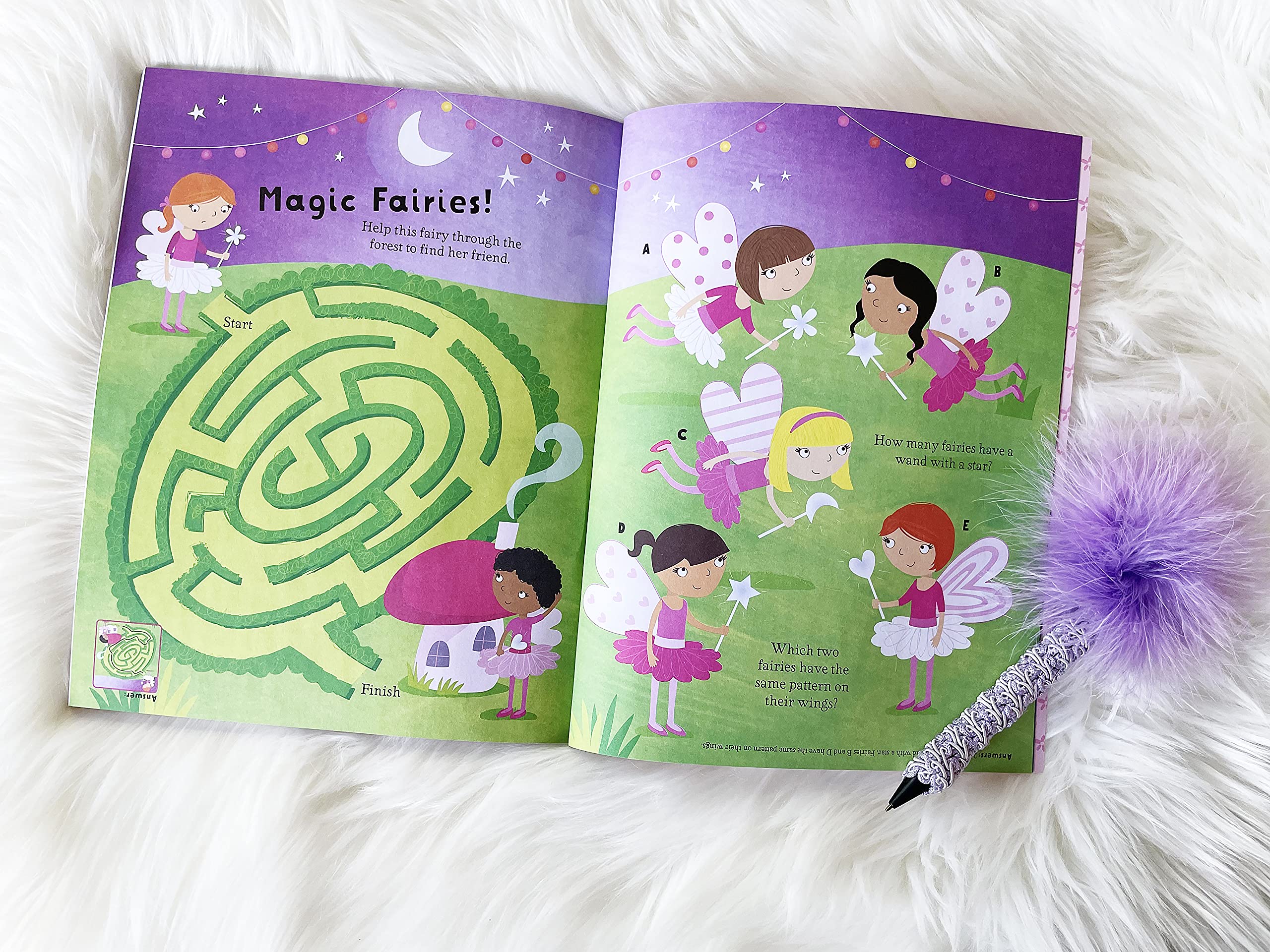 Totally Awesome 2000 Stickers - Princess Activity Book for Kids Ages 3-7 with Puzzles, Mazes, Coloring & Dot-to-Dot | Perfect for Birthday Gifts, Travel Entertainment & Preschool Learning