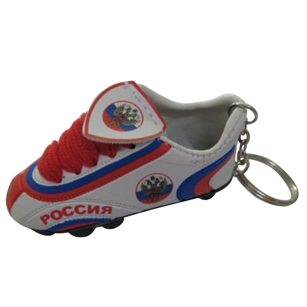 Football Soccer Futbol Mini Shoe Keychains Keyrings - Asia & Africa Style - Perfect for Sports Fans, Gifts, and Bag Decorations