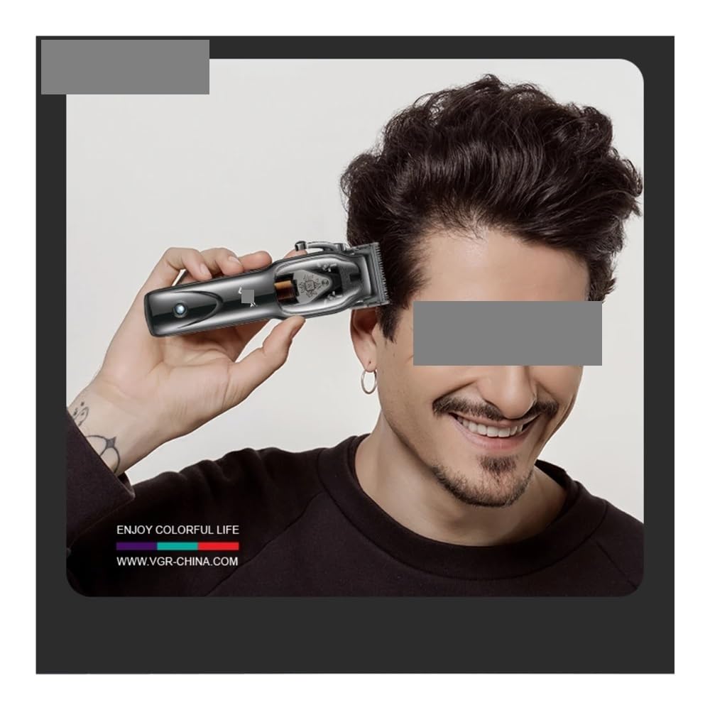 Professional V-G-R Original Hair Clipper & Trimmer - Adjustable Barber Clipper for Men (Model V-653) - Perfect for Home Haircuts, Salon Styling & Beard Grooming